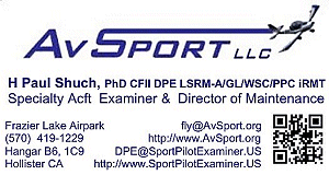 Prof. Shuch's business card