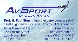 business card Prof. Shuch's business card